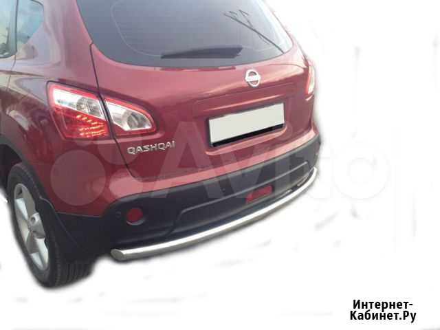Защита заднего бампера 60 мм Nissan Qashqai 2008 Ахтубинск - изображение 1