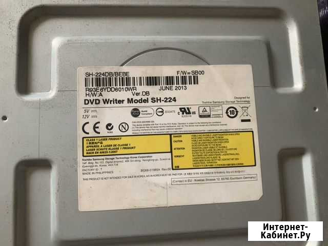 Привод DVD-RW Samsung SH-224DB SATA Краснодар - изображение 1