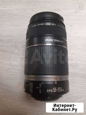 Объектив Canon ef-s 55-250 mm f 4-5.6 Тольятти - изображение 1