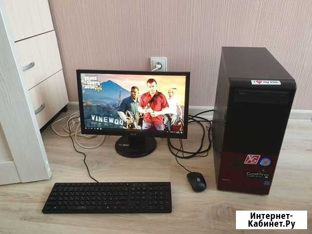 Шустрый пк Core i5 с монитором для игр отдыха Ижевск - изображение 1