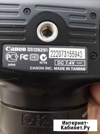 Зеркальный фотоаппарат Canon DS126291 Москва - изображение 1