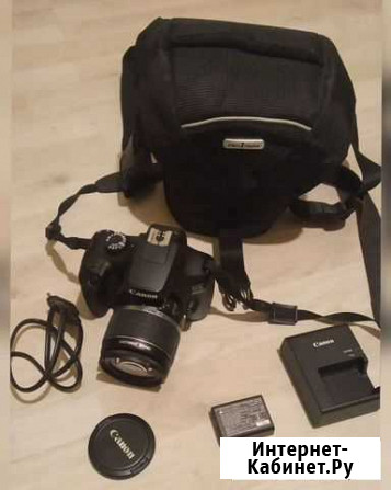 Зеркалка Canon EOS 4000D 15-55 IS Kit Москва - изображение 1