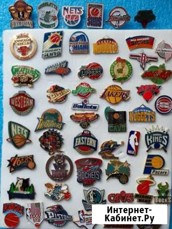 Значки спорт. Баскетбол. NBA. 53 значка Нефтеюганск - изображение 1