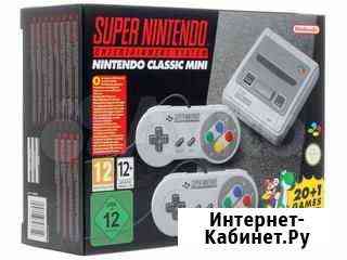 Nintendo classic snes mini прошита более 77игр Челябинск