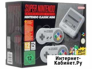 Nintendo classic snes mini прошита более 77игр Челябинск - изображение 1