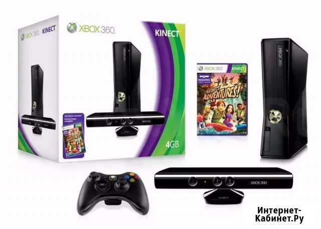 Xbox 360 прошит 250 Gb + Kinect Астрахань - изображение 1