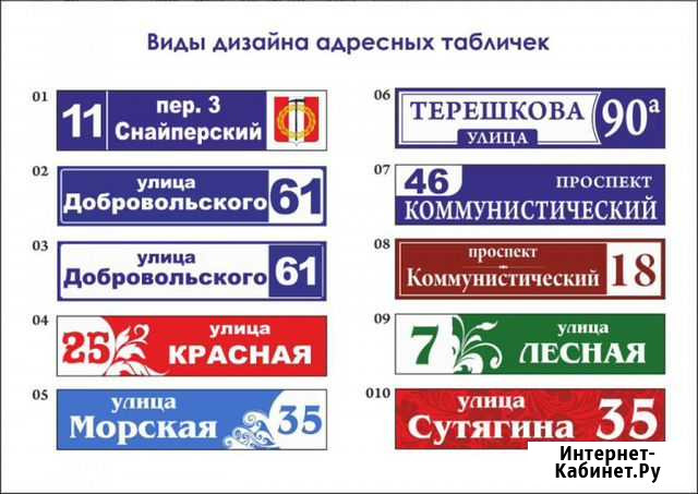 Изготовление адресных, информационных табличек Бийск - изображение 1