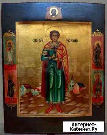 Изумительная именная Икона святой Сергий Радонежск Екатеринбург