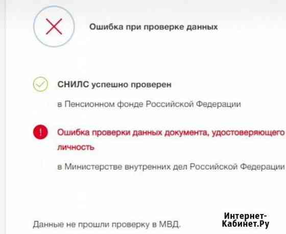 Паспорт не проходит проверку на портале госуслуг Грозный