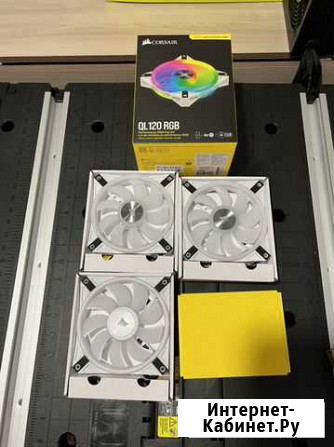 Куллеры Corsair iCue QL120 White (1пак) Соль-Илецк - изображение 1
