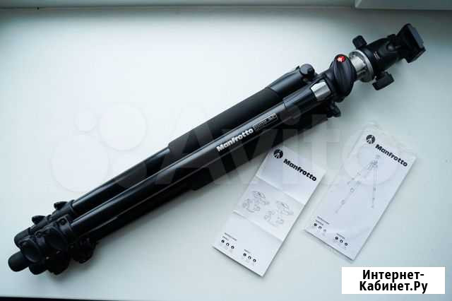 Штатив Manfrotto 055xprob и голова 496RC2 Нижний Новгород - изображение 1
