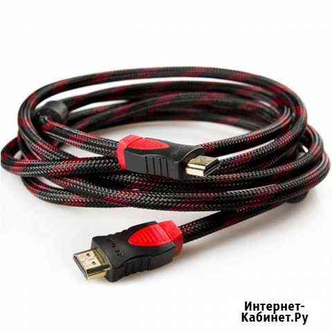 Кабель hdmi-hdmi 1,5m в оплетке с феритами Новосибирск