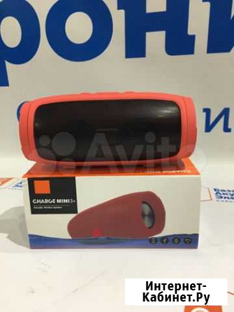 Колонка Charge mini3+ Bluetooth красно-черная Новосибирск - изображение 1