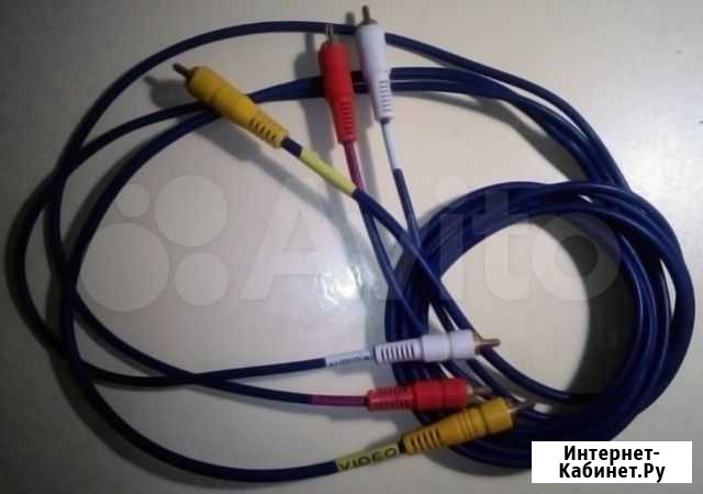 Кабели RCA х3 - RCA х3; RCA х2 - RCA х2 Нижний Новгород - изображение 1
