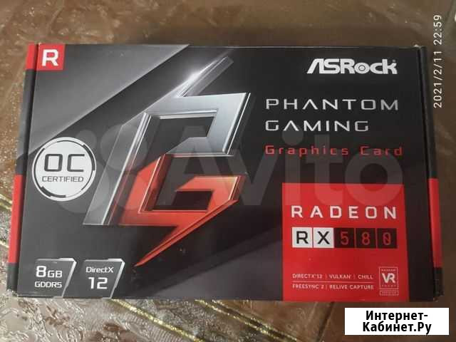 Видеокарта RX 580 8гб Махачкала - изображение 1
