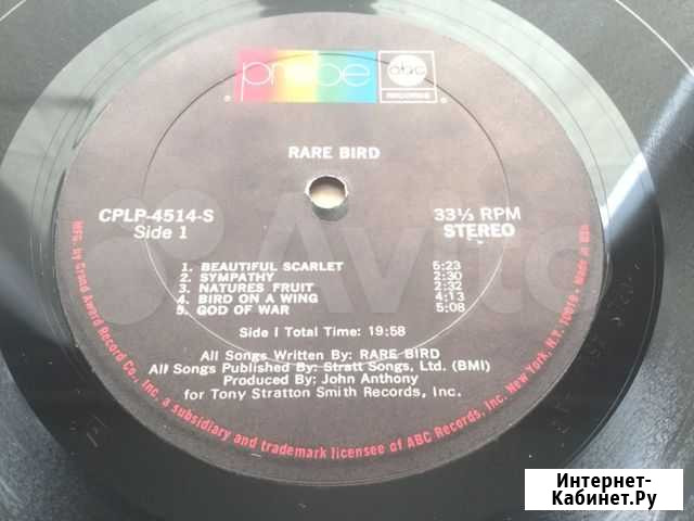 Rare Bird  Rare Bird  1970/1969 Санкт-Петербург - изображение 1