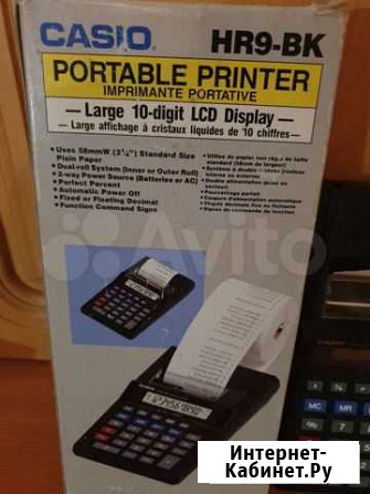 Калькулятор casio HR9- BK Белгород - изображение 1