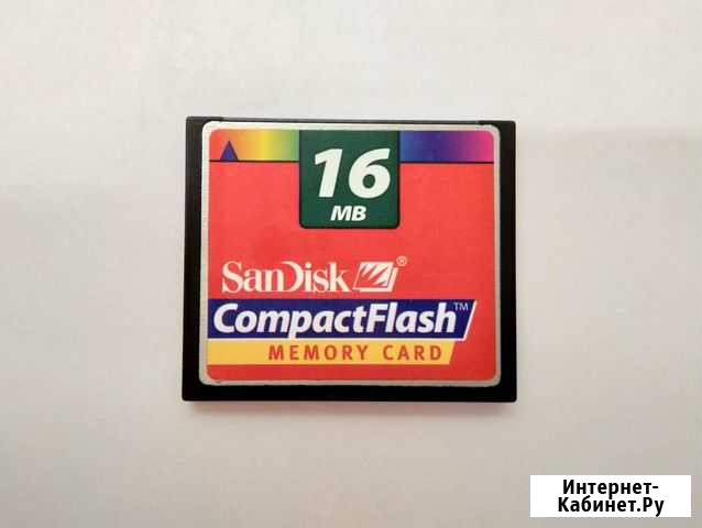 Карта памяти SanDisk Compact Flash CF 16Mb Новосибирск - изображение 1