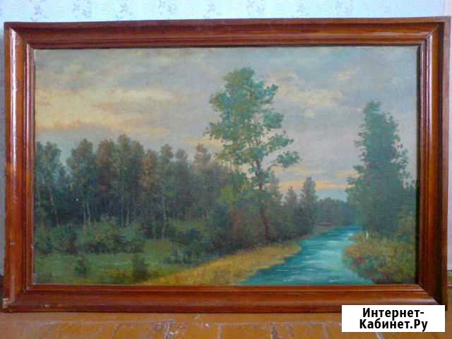 Картина маслом на холсте СССР Саранск - изображение 1