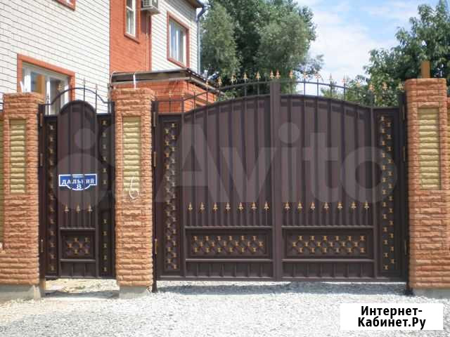 Ворота и калитка Классический стиль Казань - изображение 1