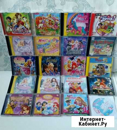 Компьютерные игры для девочек 20 шт Barbie Winx Новосибирск - изображение 1