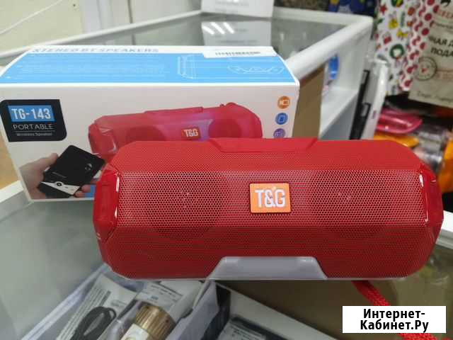Колонка беспроводная T&G 143, красная Владимир - изображение 1