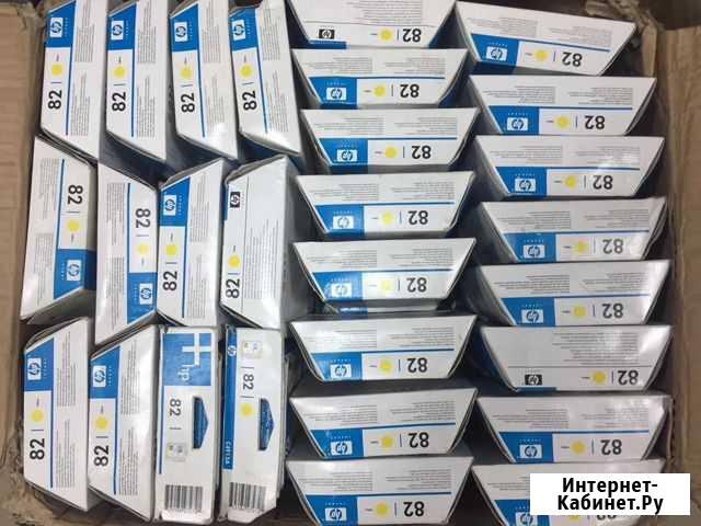 Картридж c4913a HP 82 оригинал много Уфа - изображение 1