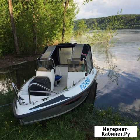 Катер Grizzly 470 б/у, мотор Ямаха 40, 4х-тактный Красноярск - изображение 1