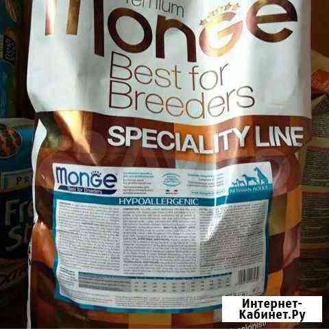 Корм для собак monge 15 кг монж Новосибирск