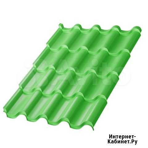 Металлочерепица «монтерроса» желто-зеленая NormanM Краснодар - изображение 1