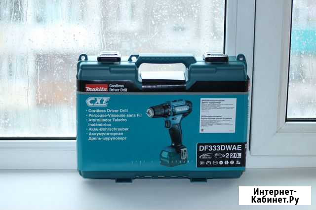 Шуруповерт Makita DF333dwae 12 Вольт 2 Ач (новый) Петропавловск-Камчатский - изображение 1
