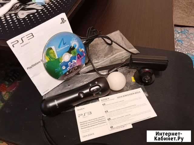 Комплект PS3 Move Starter Pack (Move PS Eye Диск) Тутаев - изображение 1