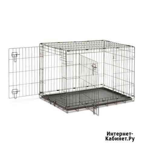 Клетка для кошек и собак черная с пласт. поддоном Санкт-Петербург