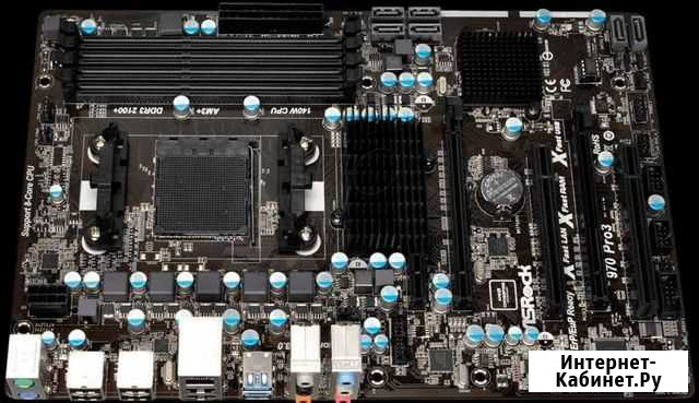 Материнская плата с процессором amd асрок 970 про Новокузнецк - изображение 1