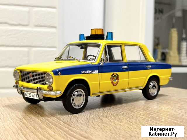 Ваз 2101 Жигули Милиция гаи СССР 1982 VVM 1:18 Уфа - изображение 1