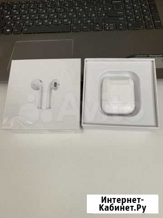 Беспроводные наушники airPods 2 Краснодар - изображение 1