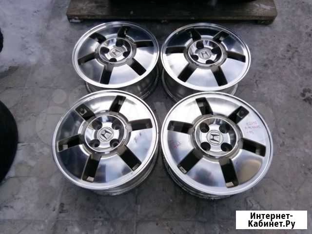 Красивые крепкие диски R14 4х100 из Японии Honda Белогорск - изображение 1