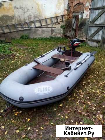 Лодка Flinc 320 с мотором и эхолотом Осташков - изображение 1