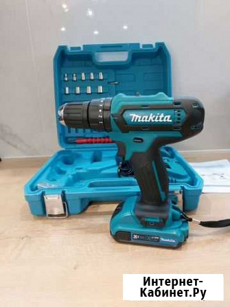 Шуруповерт makita 26 вольт ударный + набор Черкесск - изображение 1
