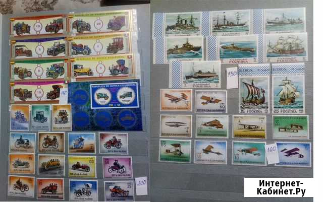 Марки Космос, Транспорт, Фауна, чистые MNH** Рязань - изображение 1