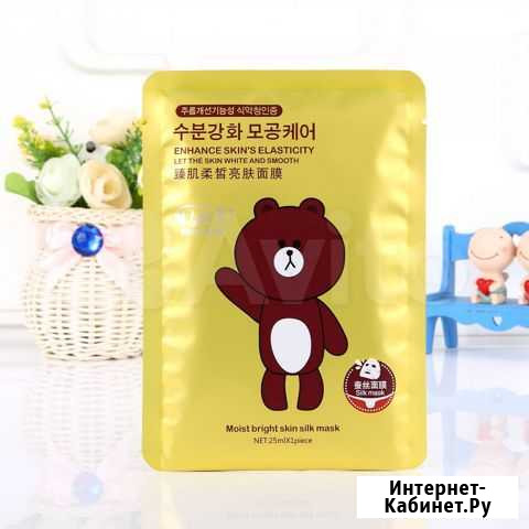 Маска тканевая Moist bright skin silk mask Тюмень - изображение 1