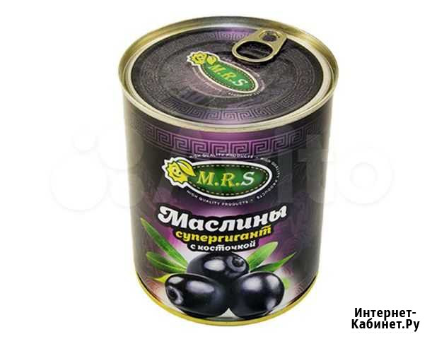 Маслины Гигант 850гр с косточкой Реутов - изображение 1