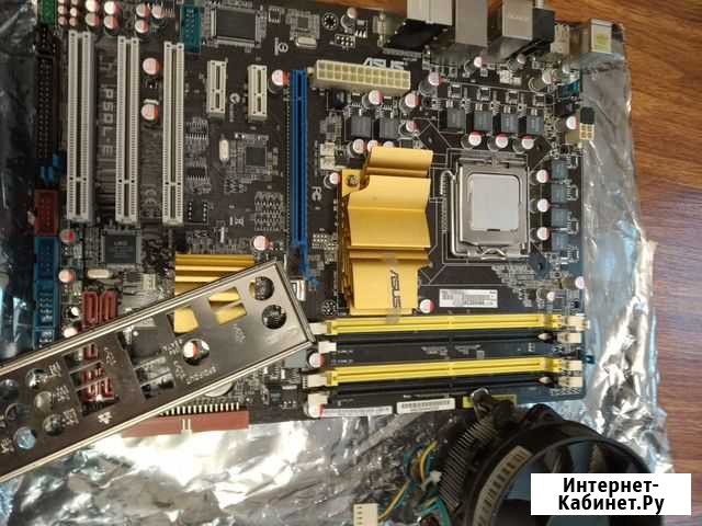 Комплекты мат.плат 775 socket + процессор e6850 Самара - изображение 1