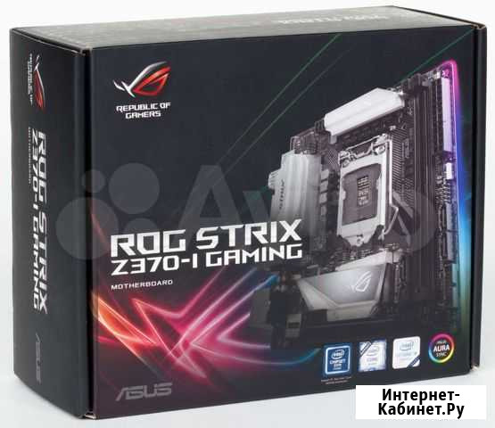 Материнская плата Asus ROG Strix Z370-I Gaming Москва - изображение 1