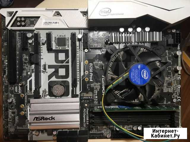 Комплект asrock B250 PRO4 + g3900 + 4gb Балаково - изображение 1