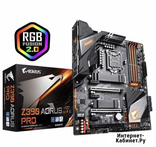 Материнская плата z 390 aorus pro+ ryzen 5 3600 Чита - изображение 1