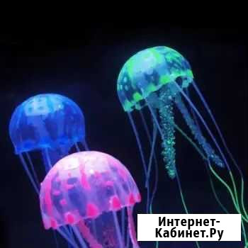 Медуза силиконовая декор для аквариума очень класс Иркутск - изображение 1