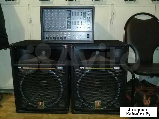 Yamaha EMX 68s и две звук. колонки Нижний Новгород - изображение 1