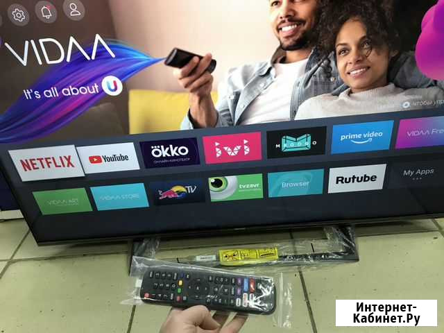 Шикарный безрамочный 4К телевизор Hisense 127см Новосибирск - изображение 1