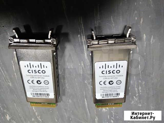 Модули Cisco CVR-X2-SFP v02 TwinGig Иркутск - изображение 1